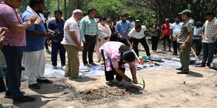 Magadh University begins first excavation at Gaya’s Dubba site, researchers explore possible Buddhist heritage route
