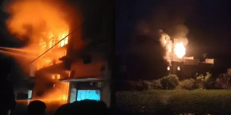 3, Including 2 Children, Burn To Death In Motihari After Fire Engulfs Wholesale Shop