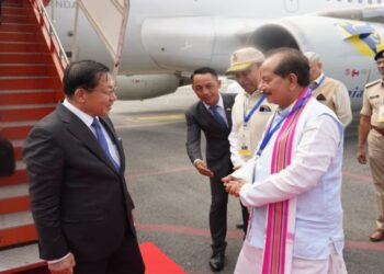 Myanmar President's Spiritual Stop in Bihar: Prayers at Mahabodhi Temple Before Key Delhi Meeting