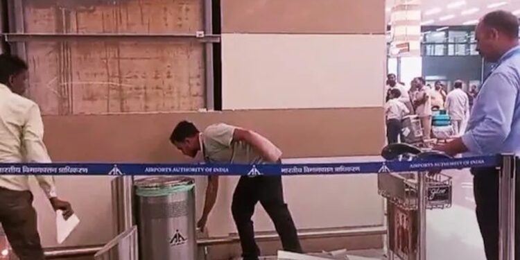 Patna Airport Tile Fall Sparks Safety Concerns After Second Incident In Weeks