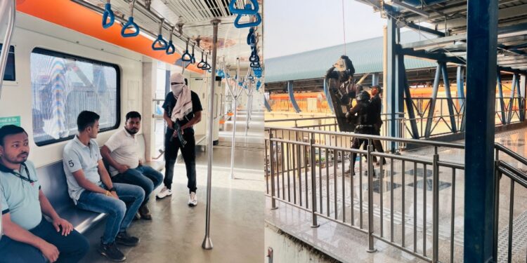 Bihar ATS Conducts Anti-Terror Mock Drill at Patna Metro’s ISBT Station Ahead of Launch