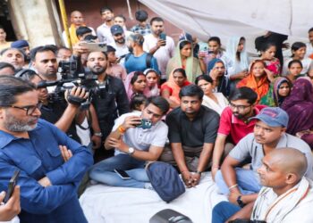 Prashant Kishor Meets Family Of Khagaria Youth Killed In Delhi, Demands Justice And Compensation