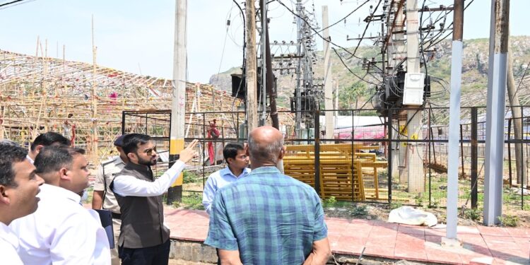SBPDCL MD Inspects Rajgir Malmas Mela Area, Directs Officials To Ensure Safe And Uninterrupted Power Supply