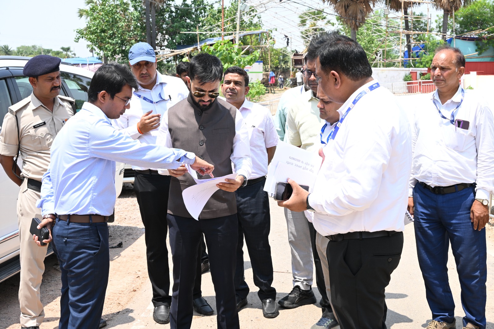 SBPDCL MD Inspects Rajgir Malmas Mela Area, Directs Officials To Ensure Safe And Uninterrupted Power Supply
