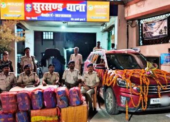 STF Shocked as ‘Wedding Car’ Turns Out to Be Carrying Rs Three Crore Marijuana Consignment