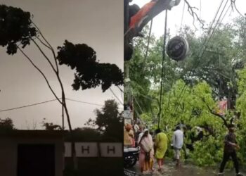 Sudden Thunderstorm Darkens Patna Skies As Heavy Rain Sweeps Bihar