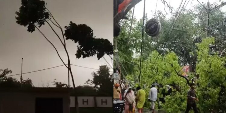 Sudden Thunderstorm Darkens Patna Skies As Heavy Rain Sweeps Bihar
