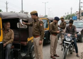 From Cars to Bikes : Special Drive Against Vehicles Carrying Caste-Related Words and Posters