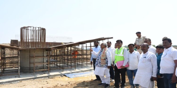 Bihar’s First Greenfield Expressway Nears Key Milestone : Prem Kumar Inspects Expressway and Irrigation Projects, Pushes for Faster Completion