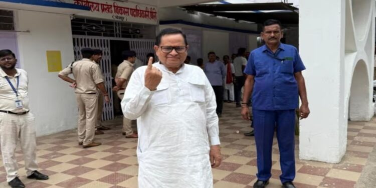 Bhojpur-Buxar MLC Poll: Council Chairman Casts Vote, Urges Democratic Participation