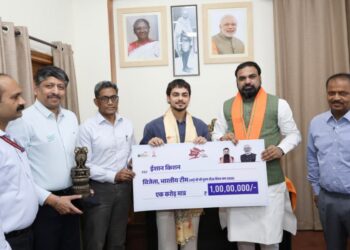 Bihar Govt. Awards Rs. One Crore To Cricketer Ishan Kishan For T20 World Cup ContributionBihar Govt. Awards Rs. One Crore To Cricketer Ishan Kishan For T20 World Cup Contribution