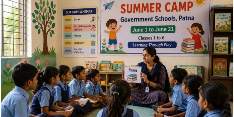 Summer Camps To Begin In 50 Government Schools Across Patna From June 1