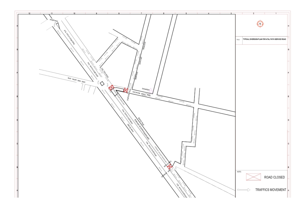 BUIDCO Announces Patliputra Traffic Diversions For Pre-Monsoon Sewerage Work