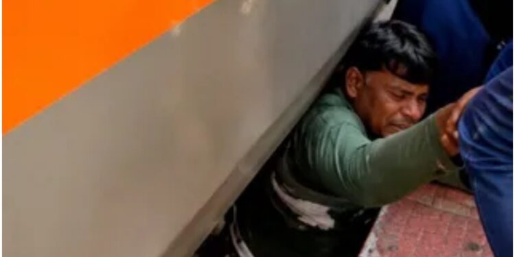 Passenger Rescued After Falling Between Train And Platform At Bihar Station