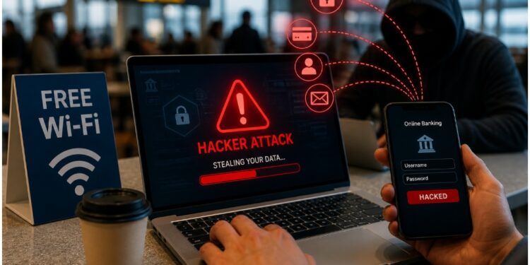 Free Wi-Fi Can Be Risky: How Hackers Can Steal Your Data in Seconds