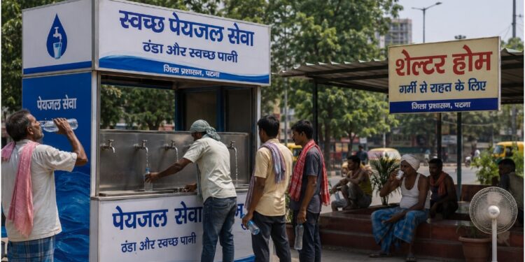Patna District Administration Ordered to Set Up 400 Water Kiosks And 15 Shelters As Heatwave Intensifies