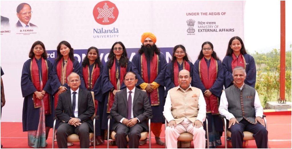 Nalanda University Holds Third Convocation, Awards Degrees To 219 Students From 14 Countries