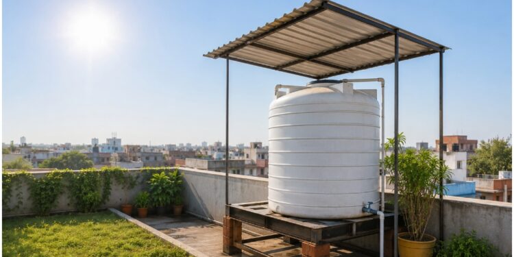 How To Keep Rooftop Water Tanks Cool During Extreme Summer Heat