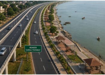 Bihar’s Giant Riverfront Highway Set to Change Munger as 83km Ganga Pathway Moves Closer to Reality