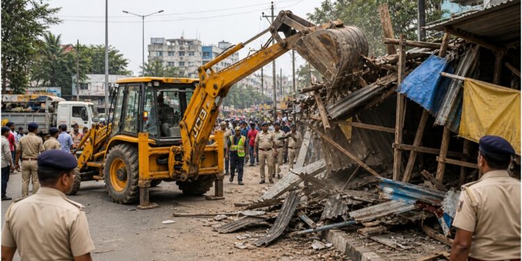Patna DM Thiyagarajan S M Launches Massive ‘Bulldozer Action’ Drive to Clear Encroachments Across the City