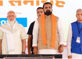 BJP Turns Bengal Oath Ceremony Into Massive Power Show as Samrat Chaudhary Joins NDA Leaders in Kolkata