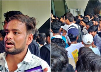 Students Denied Entry At Patna AI Summit Despite Valid Passes, Protest Erupts