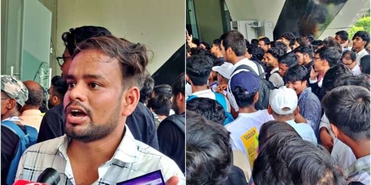Students Denied Entry At Patna AI Summit Despite Valid Passes, Protest Erupts