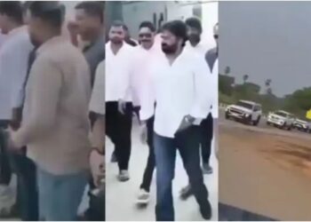 Pawan Singh Meets Mokama MLA Anant Singh Before MLC Nomination, Arrives with Convoy of Vehicles