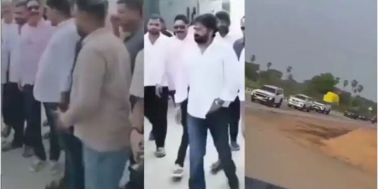 Pawan Singh Meets Mokama MLA Anant Singh Before MLC Nomination, Arrives with Convoy of Vehicles