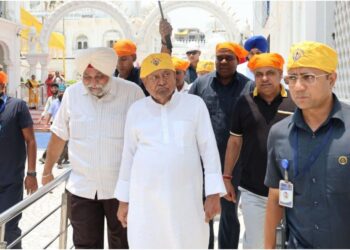 Nitish Kumar Offers Prayers at Takht Sri Harmandir Ji Patna Sahib, Reviews Ongoing Development Works