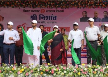 Health Minister Nishant Kumar Flags Off 100th Batch of Children Under Bal Hriday Yojana for Free Heart Treatment