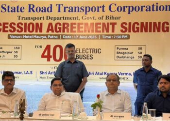 Bihar Government Signs Agreement Between BSRTC and GreenCell Mobility for 400 AC Electric Buses Under PM-eBus Scheme
