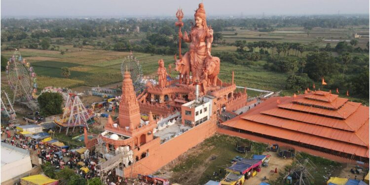 Ardhanarishvara Statue Consecration Preparations Underway as 1008-Kund Mahayajna Begins in Bihar