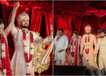 Pawan Singh Lights Up Akashdeep Wedding with Performance of ‘Bhagwan Badi Fursat Se’, Guests Join Celebrations