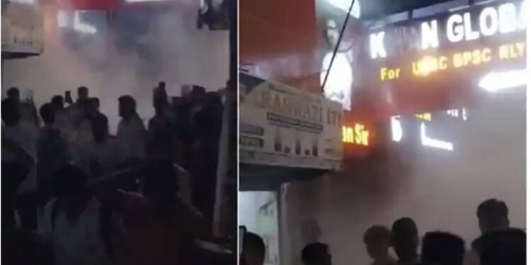 Sparks from Electrical Wiring at Khan Global Studies Coaching Centre in Patna; Fire Brought Under Control