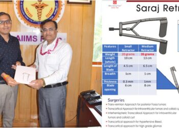 AIIMS Patna Develops Lightweight Neurosurgical Device ‘Saraj Retractor’ for Brain Tumour Surgery