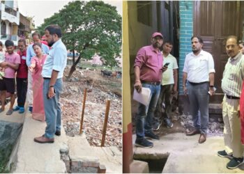 Patna Municipal Corporation Commissioner Reviews Water Supply Projects Across Ward 26 And 27
