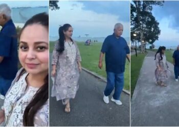 Lalu Prasad Yadav Seen on Morning Walk in Singapore; Rohini Acharya Shares Emotional Post