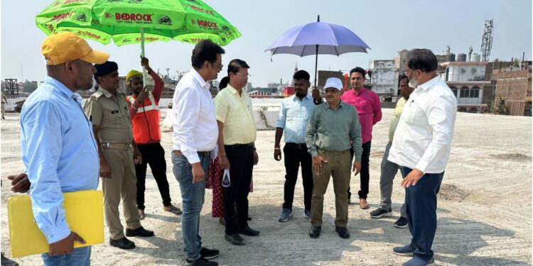 Road Construction Secretary Reviews Mithapur-Chiraiyatar Flyover Project, Full Completion Targeted for December 2026