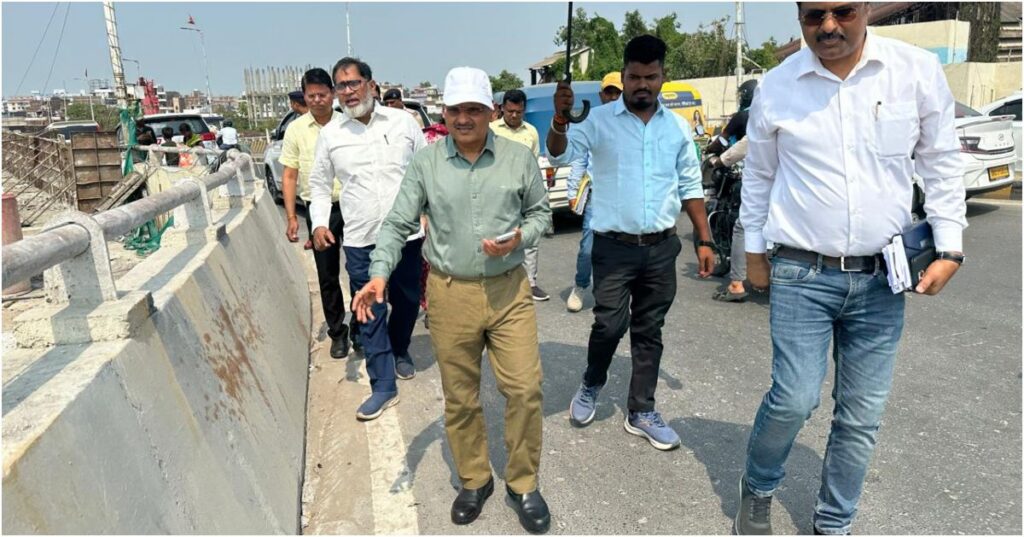 Road Construction Secretary Reviews Mithapur-Chiraiyatar Flyover Project, Full Completion Targeted for December 2026