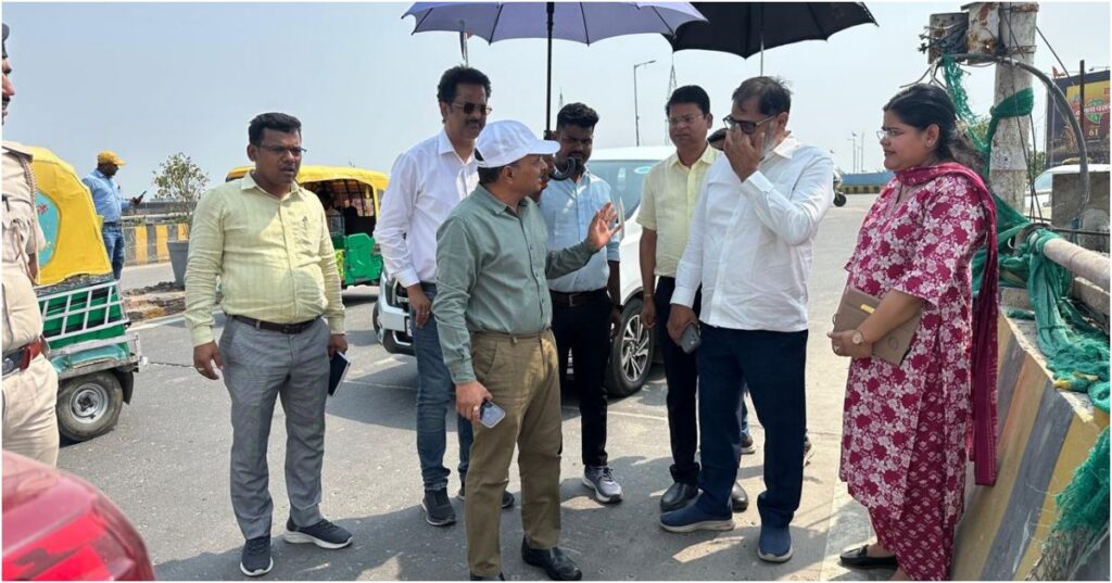 Road Construction Secretary Reviews Mithapur-Chiraiyatar Flyover Project, Full Completion Targeted for December 2026