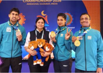 Bihar Athletes Create History with Two Gold and One Silver at World Yogasana Championship