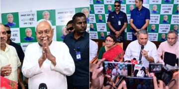 Nitish Kumar Makes Surprise Visit to JD(U) Office in Patna, Reviews Public Grievance Hearing