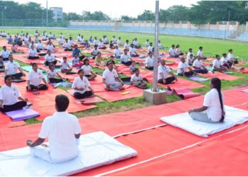 AIIMS Patna’s Yoga Day Celebration Draws 300+ Participants, Message on Healthy Ageing Resonates