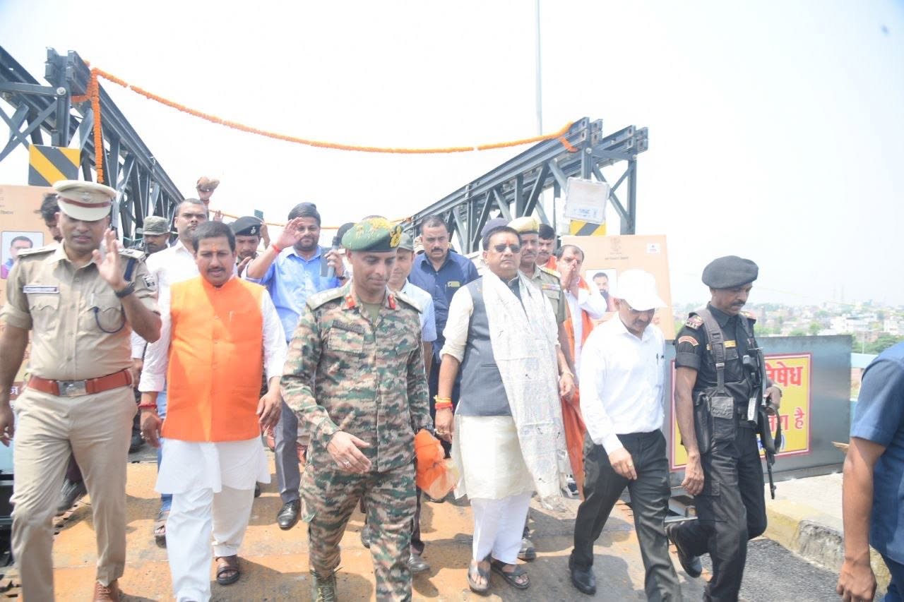 Bailey Bridges On Bhagalpur’s Vikramshila Setu Open To Public After Record-Time Construction