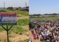 Mahapanchayat Held Over Bharat Tiwari Encounter; ‘Shaheed Bharat Nagar’ Signboard Installed As Father's Condition Remains Critical