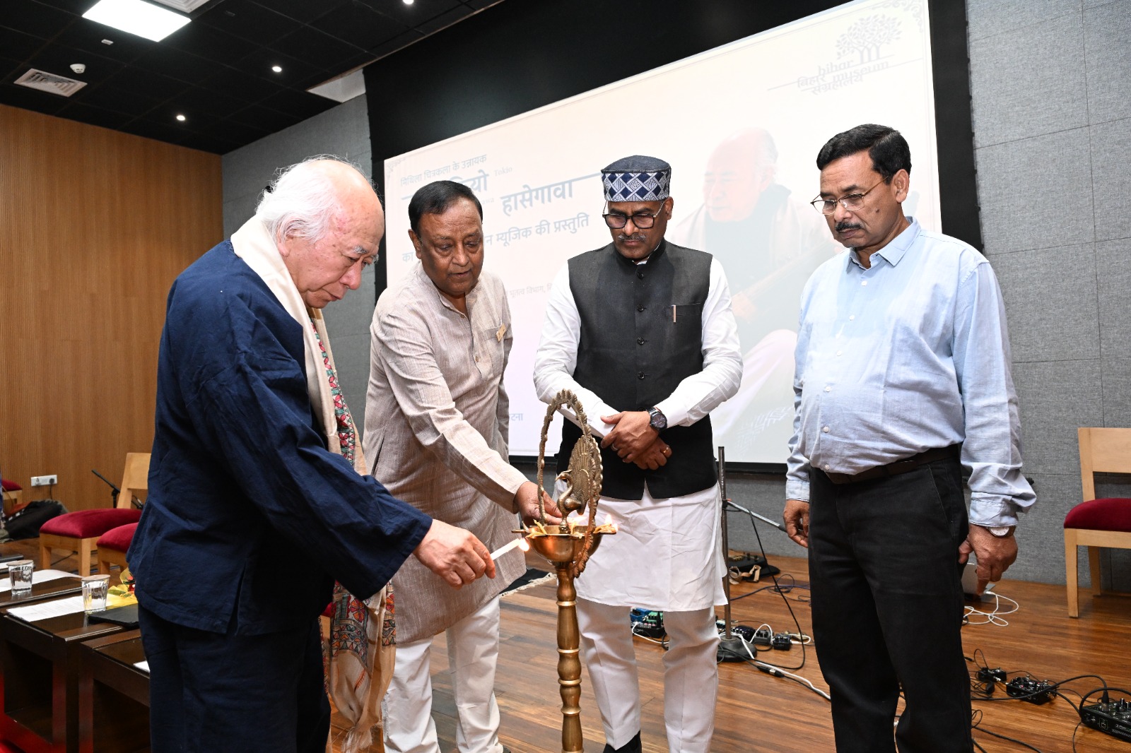 Bihar Honours Japanese Patron Tokio Hasegawa For Taking Mithila Painting To The World