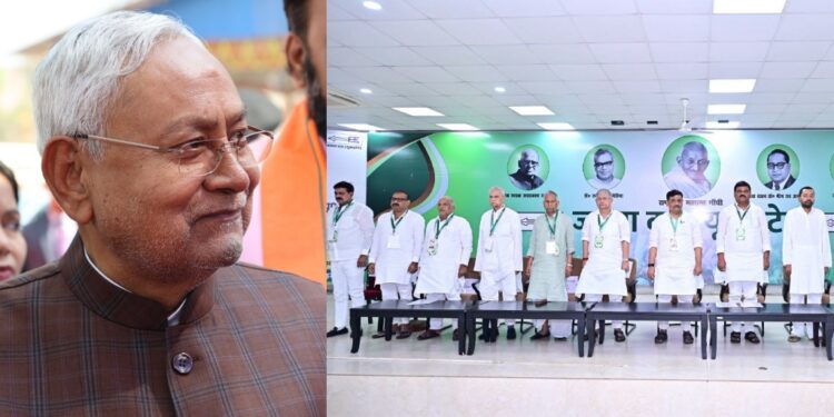Nitish Kumar Re-Elected JD(U) National President As Party Signals Bigger Role For Nishant Kumar