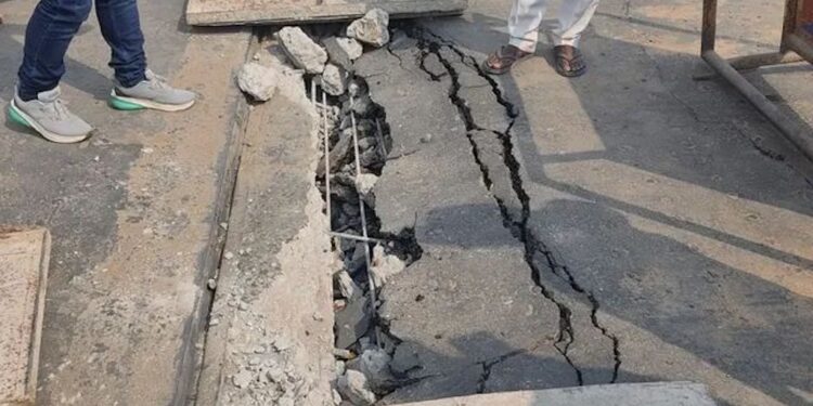 Buxar Railway Overbridge Damaged Days After Opening, Triggering Outrage And Fresh Questions Over Construction Quality