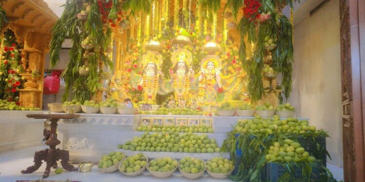 ISKCON Patna Hosts Grand Mango Festival With Eight Tonnes Of Fruit And Special Mahaprasad